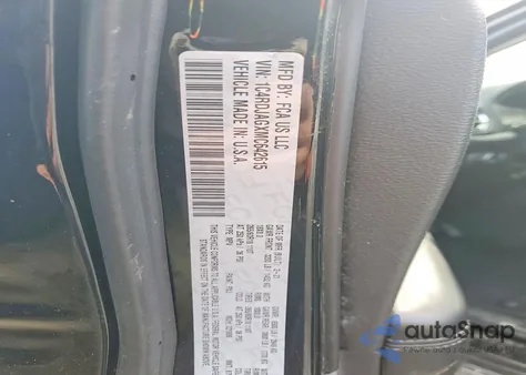 2021 Dodge Durango Sxt z USA, uszkodzony, nr VIN 1C4RDJAGXMC642615